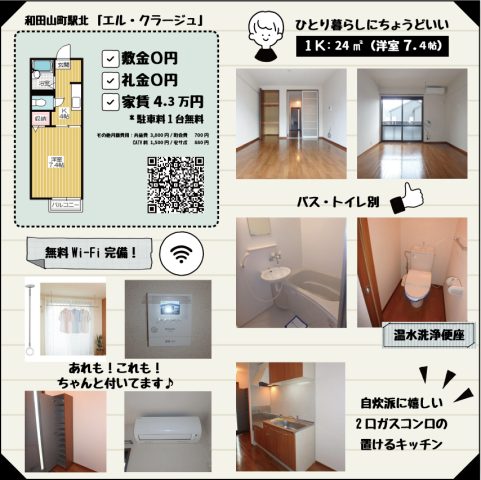 🌸ひとり暮らしにちょうどいい